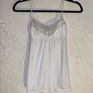 Hollister White Tank Top